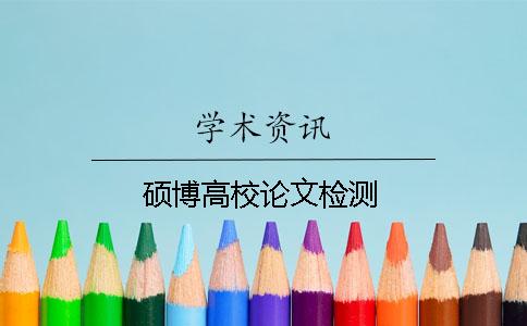 硕博高校论文检测